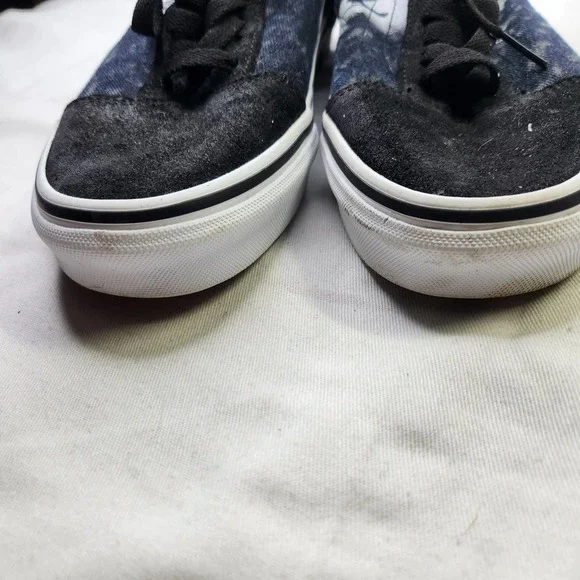 VANS The Exorcist Checkerboard Sneakers Mens Size 8.5 Womens Size 10 Black White - Picture 3 of 14